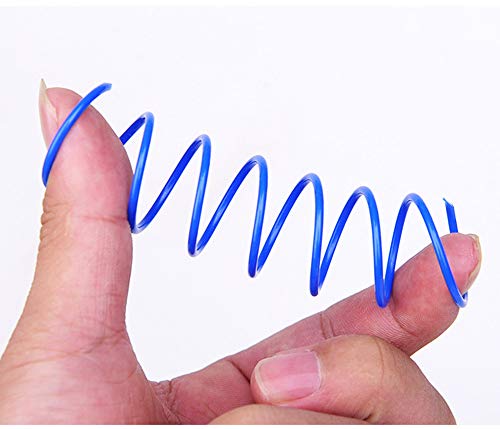 Brinquedos de mola para gatos Suxgumoe, 20 peças coloridas de plástico para animais de estimação e g