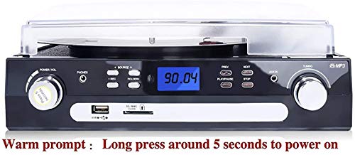 DIGITNOW! Tourne-Disque Bluetooth, Platine Vinyle 33/45/78 TR/Min avec Haut-parleurs intégrés, encodage du Vinyle au MP3, encodage SD/USB, Radio, Cassette, entrée auxiliaire - Les Beatles, Paul McCartney, John Lennon, RIngo Starr, George Harrison DIGITNOW! Tourne-Disque Bluetooth, Platine Vinyle 33/45/78 TR/Min avec Haut-parleurs intégrés, encodage du Vinyle au MP3, encodage SD/USB, Radio, Cassette, entrée auxiliaire – Image 7