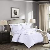 Madison Park Signature Luxury Collection 1000 Thread Count Embroidered Cotton Sateen 5 Piece Down Alternative Comforter Set King Grey (MPS10-088)
