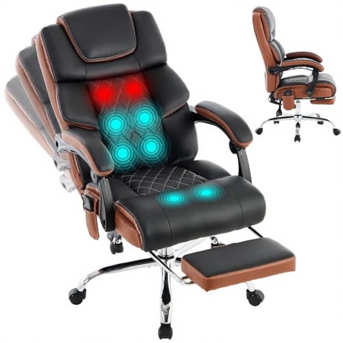 Massage Office Chair with Vibration Heat
