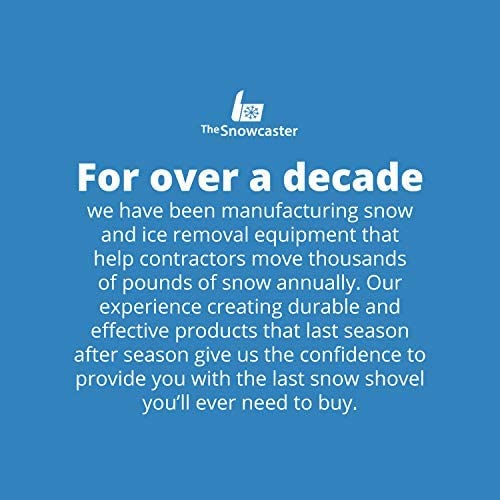 The Snowcaster 30SNC 36-Inch Bi-Directional Wheeled Snow Shovel Pusher And Barn Shovel thumb #5