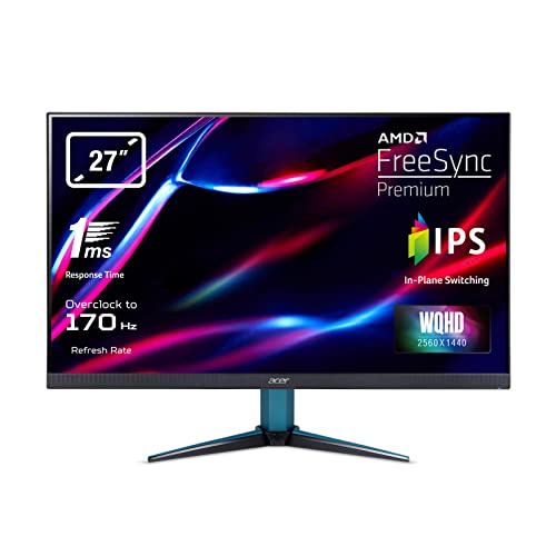 acer Nitro VG271UM Gaming Monitor 27 Zoll WQHD, 165Hz DP, 144Hz