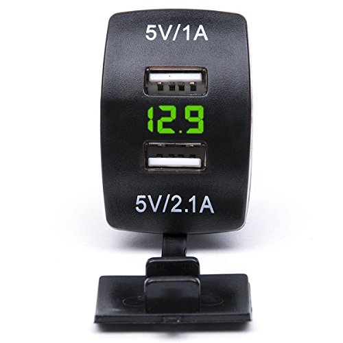 COOL 12V24V Mini Micro Dual USB Plug Car Motorcycle Cigarette Lighter