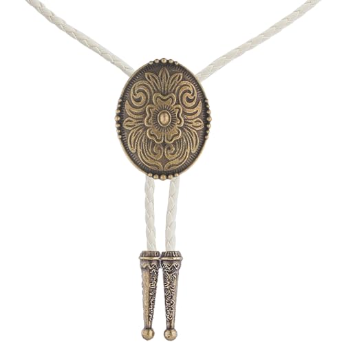 Image of Jeilwiy Bolo Tie for Men, Western Bolero Tie Cowboy Ties Native American Cowgirl Bolo Tie Accessories for Men Women