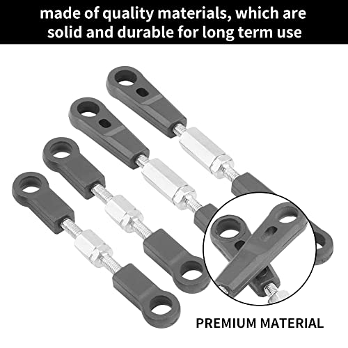 Tbest Steering Linkage Rod, Turnbuckle Rod Linkage Steering Rods Rc Car Shell Column Linkage Rod Set Fit For Hsp 94123 Rc Car Rc Turnbuckle Rc Turnbuckle 3.5Mm 70Mm Rc Plastic Turnbuckles #TOP1