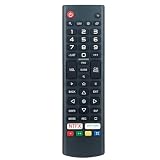 VINABTY Telecomando universale Adatto per Bolva Zephir Q.Bell Schneider JTC S70U7000LM，LED40SC680K,LED40-SC680K,LED43-SC680K, S32H01,S32H02,S43U01,S50U01,TAN43-8100