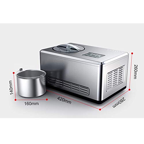 Eismaschine & Stier; Eismaschine & Stier; Kompressionskühlung & Bull; Fertiges Gelato, Sorbet, gefrorener Joghurt, Softeis & Stier; Timer & Bull; 180 W & Bull; 2L & Bull; – Bild 8