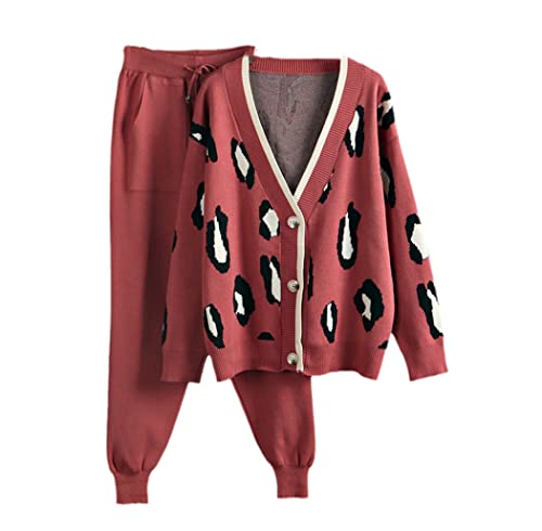 Survêtement en tricot style vintage pour des moments cocooning stylés en ensemble sarouel