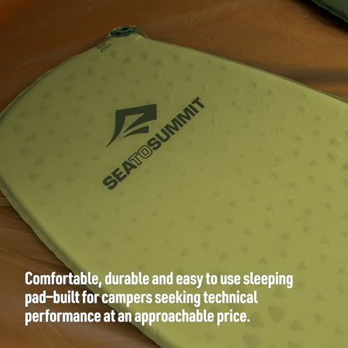 Image of Sea to Summit Camp Self-Inflating Foam Sleeping Mat for Camping and Backpacking - Tapered - Regular (72 x 22 x 1.5 inches)