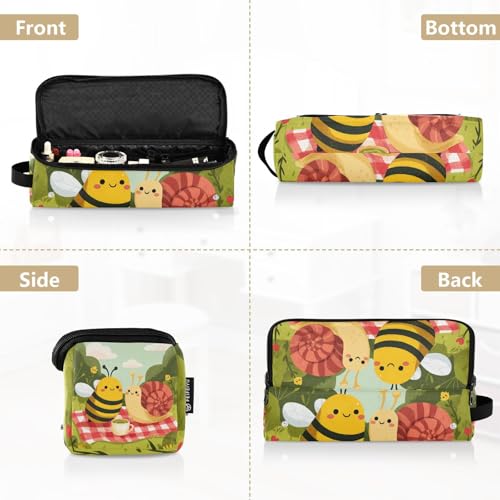 Estuche de viaje 2 en 1 para rizador y plancha con tapete resistente al calor y gran capacidad organizadora para herramientas para el cabello miniatura 5