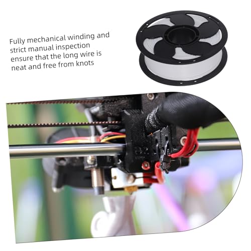 Filament PETG blanc pour projets techniques et maquettes en 3D - 3