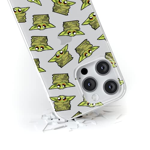ERT GROUP mobile phone case for Apple Iphone 14 PRO original and officially Licensed Star Wars pattern Baby Yoda 008 optimally adapted to the shape of the mobile phone, partially transparent - Image 3