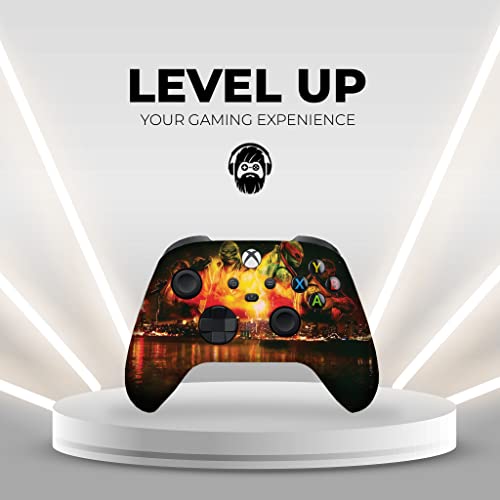 Dreamcontroller Original Xbox Wireless Controller Special Edition Customized Compatible With Xbox One S/X, Xbox Series X/S & Windows 10 Made With Advanced Hydrodip Print Technology(Not Just A Skin) #TOP5