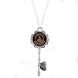 Lot Divergent, Dauntless Flames 'Faction Before Blood' Necklace Glass Cabochon Necklace