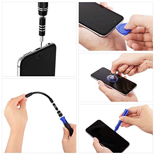 81 in 1 Professional Electronics Magnetic Driver Kit with Portable Bag for Laptop, iPhone, iPad, Cellphone, PC, Computer,iPod,Repair Tools Kit, Precision Screwdriver Set with Flexible Shaft - Thumbnail 7