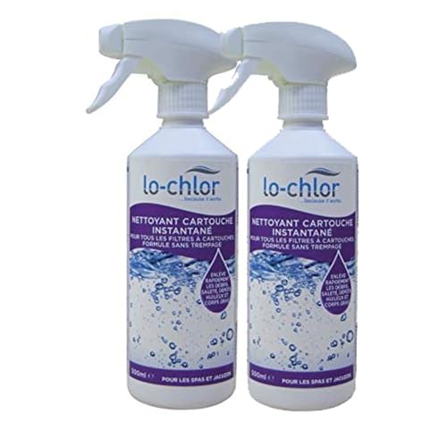 jardiboutique - Lot de 2 Nettoyants de Filtre Cartouche instantané pour Piscine