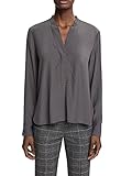 ESPRIT Collection Bluse mit V-Neck, LENZING™ ECOVERO™