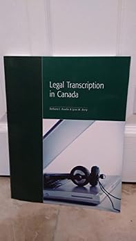 Paperback Legal Transcription in Canada Book