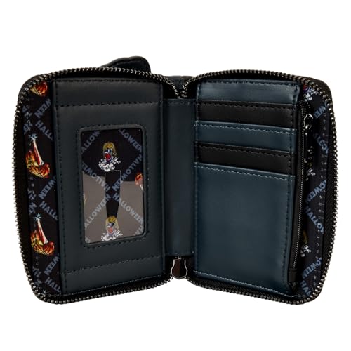 Loungefly Halloween Michael Myers Jack-O'-Lantern Glow Zip Around Wallet4