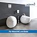 Sanit 16.002.00.0000 Schallschutzset Für Wand-WC Und Bidet, Weiß