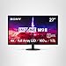 Sony INZONE M9 II 27” 4K UHD (3840 x 2160) 160Hz Full Array LED 1ms GtG NVIDIA G-SYNC Gaming Monitor, DisplayHDR 600, Built-in Speakers, DisplayPort 2.1 (UHBR10) /VRR HDMI 2.1-3 Year Limited Warranty