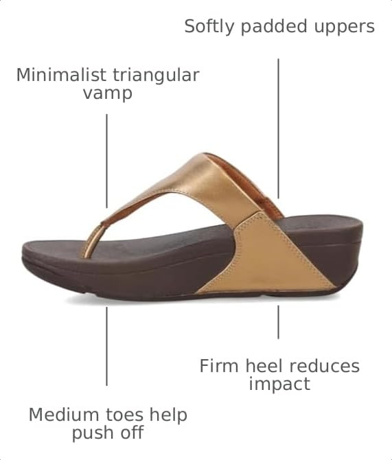 Image of FitFlop Womens Lulu Leather Toe Post Sandals