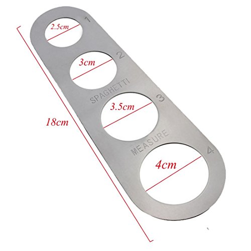 CLVEDU 1PCS Stainless Steel Spaghetti Measure Tool 4 Holes Pasta Measuring Portion Control Gadgets Kitchen Accessories - Image 3