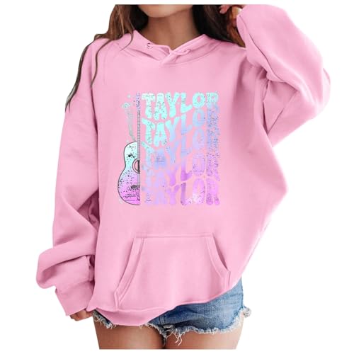Nvduoll Taylor Graphic Hoodies Girls Kids Music Sweatshirt with Pockets