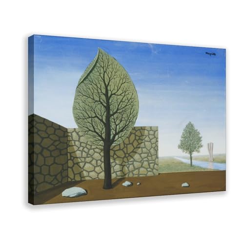 Poster René Magritte La Géante 1936 | Impression sur toile surréalisme cadre 30x45 cm