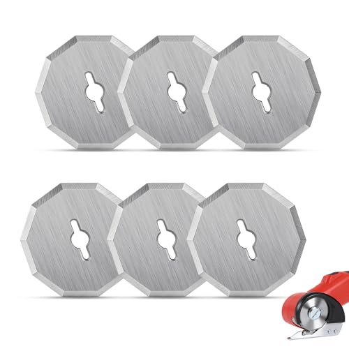 6 Pack Replacement Rotary Blades, 40mm Cutting Blade for Worx ZipSnip Cordless Electric Scissor, Cut Like Magic Cardboard Cutter Blade Refill Compatible With RC2600K RC2601 RC2602 WA2300 WX080L WX081L
