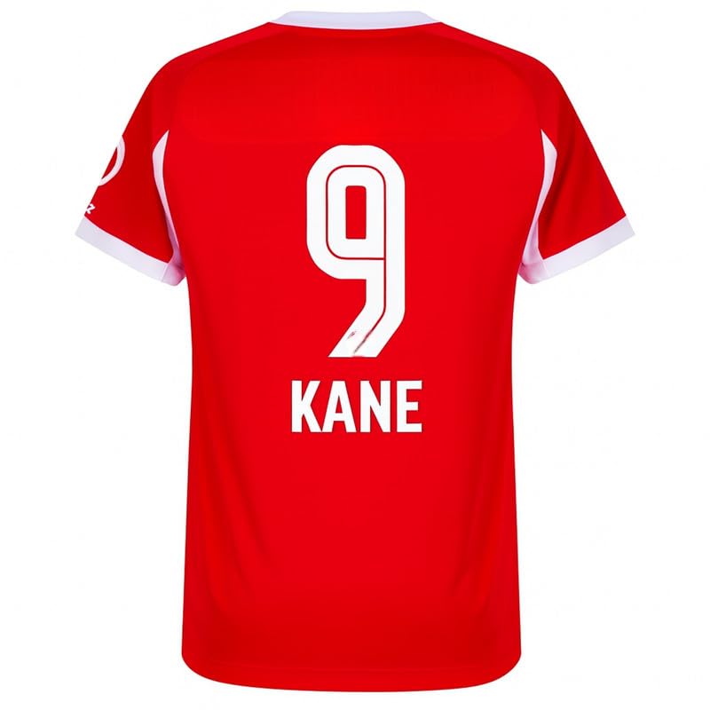 Bayernn Munich Red Jersey 2025 Kane 9 Football Team Tshirt for