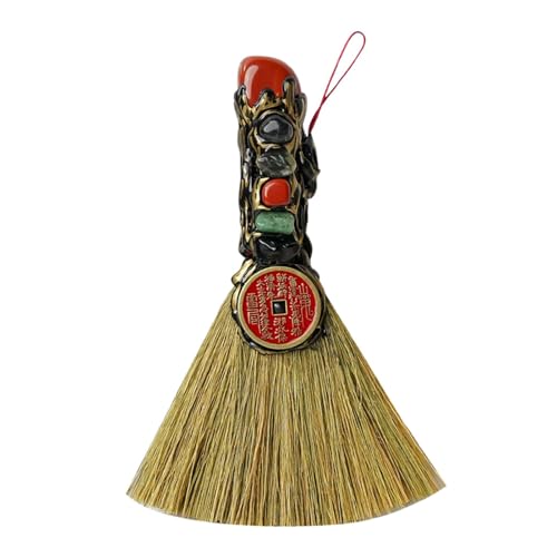 Misaakoeq Escoba De Brujas, Escoba De Altar - Adorno De Puerta De Escoba Con Gemas Escoba De Altar Portátil, Escoba De Natural Para Decoración Wiccan, Escoba De Brujas De Halloween Misaakoeq Escoba De Brujas, Escoba De Altar - Adorno De Puerta De Escoba Con Gemas Escoba De Altar Portátil, Escoba De Natural Para Decoración Wiccan, Escoba De Brujas De Halloween