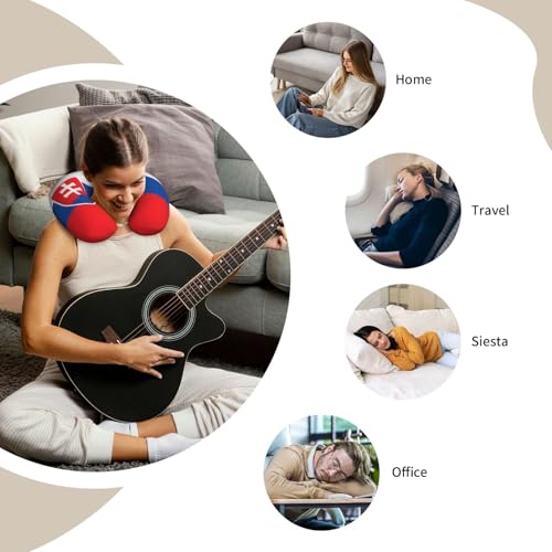 Almohada de viaje viscoelástica en forma de U cervical miniatura 7