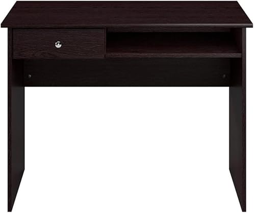 Miniatura 4 de Bush Furniture Cabot Escritorio pequeño de escritura para espacio de trabajo de oficina en casa, 40 W, roble espresso