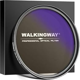 WalkingWay 77mm Retro Soft Filter Vintage Pro-Mist Warm Diffusion Lens Filter Film Camera Effect for Portrait Architecture Landscapes