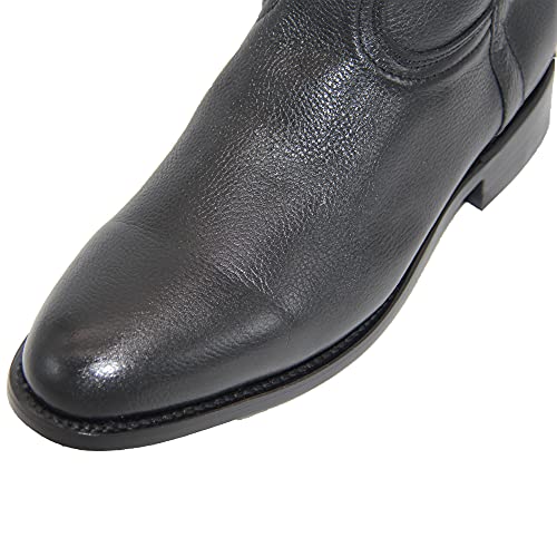 The Western Shops Men’s Genuine Leather Round Toe Roper Western Boot3