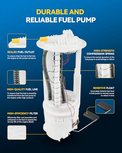 Image of PHILTOP Electric Fuel Pump Assembly FG0924 Fit for Jeep Wrangler