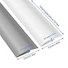 Volumoon 2m Striscia di soglia strisce di transizione del pavimento, Strisce Bordo Autoadesivo, striscia divisoria autoadesiva, Pavimento Bordo Autoadesivo Per Pendenza Di Soglia Di 5 mm (Bianco) #2
