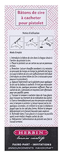 Herbin Glue Gun Wax - 4 3/4 Long - Cherry #TOP1