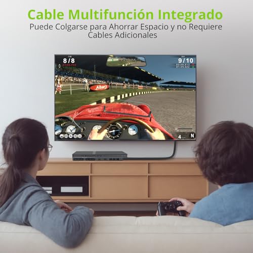 LiNKFOR Convertidor PS2 a HDMI 1080P 60hz,Adaptador HDMI Plug and Play con Conversión 16:9/4:3 para PS1/PS2 - imagen 5