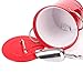 T586 4L Red Metal Double Walled Ice Bucket Set With Lid And Scoop