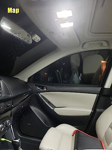 Kit interior de luces LED para Nissan Rogue 9 piezas blanco 6000K miniatura 3