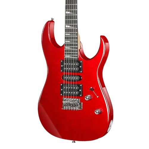 Guitare électrique adulte débutant débutant guitare rock costume professionnel joueur de niveau pour homme et femme (rouge) - Les Beatles, Paul McCartney, John Lennon, RIngo Starr, George Harrison Guitare électrique adulte débutant débutant guitare rock costume professionnel joueur de niveau pour homme et femme (rouge) – Image 6