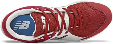 New Balance Men's Fresh Foam 3000 V5 Metal Baseball Shoe, Maroon/White, 16 | Image 3