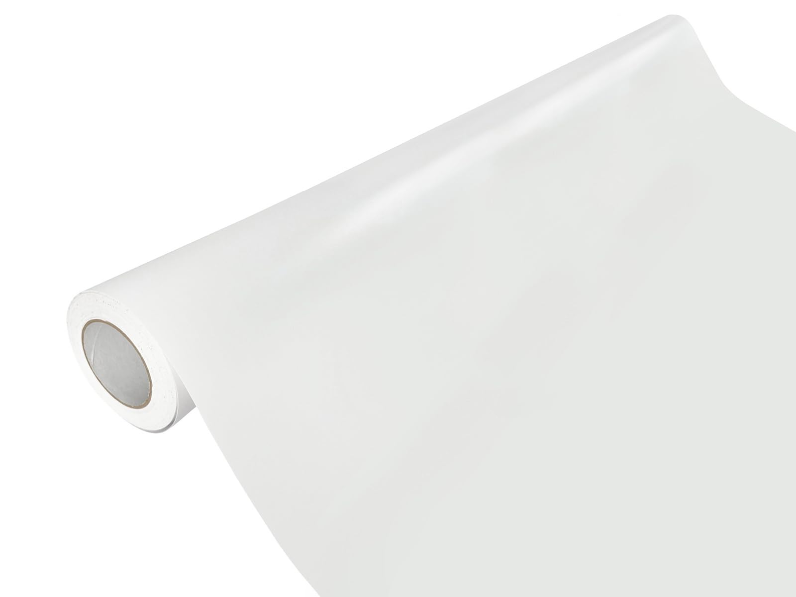 DecoMeister Autofolie matt 151x50 cm | Klebefolie Auto mit Luftkanal-Kleber und UV-Schutz | Selbstklebend Folie für Innen und Außen | Auto Folierung für Tuning | Carwrappingfolie | Weiß Matt