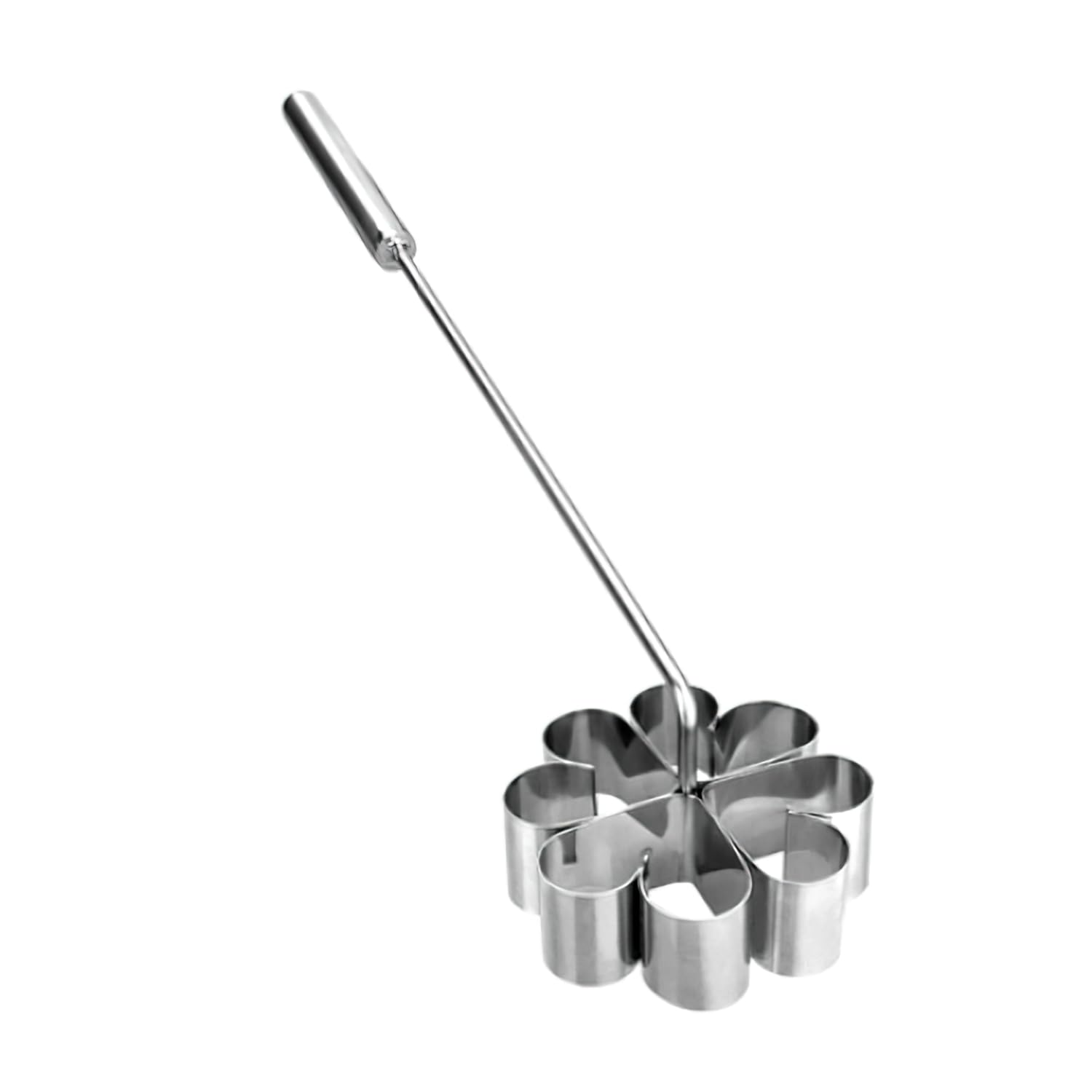 Ibili deegtasvormer 12 cm van roestvrij staal, zilver, 12 x 5 x 2 cm
