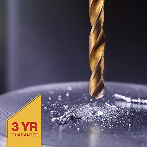 Amtech F1120 13 Piece 6.25mm (1/4") Titanium coated high speed steel (HSS) drill bit set 2 Amtech F1120 13 Piece 6.25mm (1/4") Titanium coated high speed steel (HSS) drill bit set - Image 2