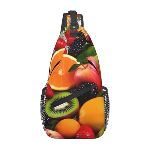 Bolso cruzado tipo mochila sling color negro para hombre y mujer