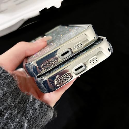 Coque iPhone 13 à paillettes brillantes avec protection d'objectif photo intégrée