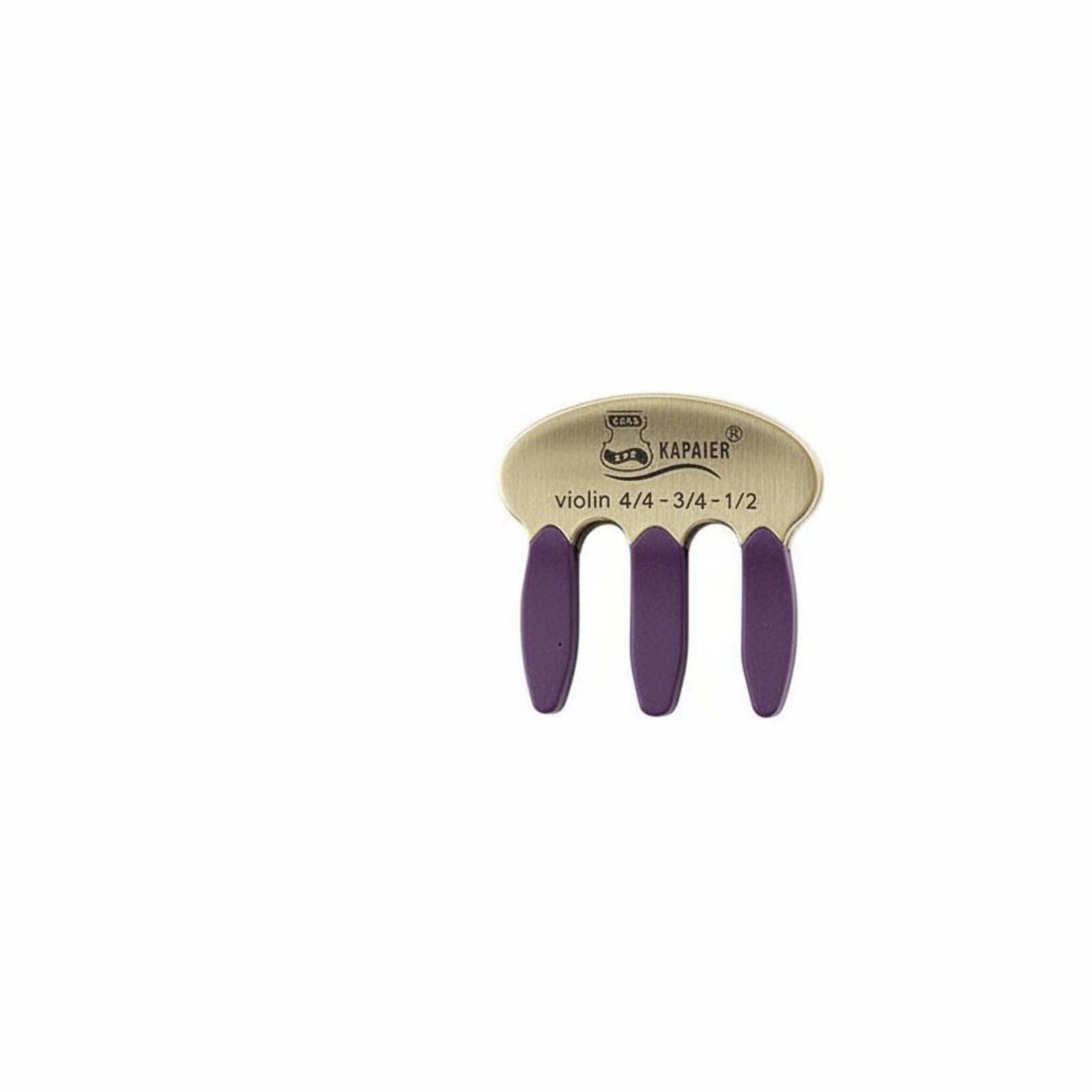 Lowers Volume Metal Violin Mute Highest Muting Violin Practice Mute Rubber Covered Sound Dampener Easy to Attach, Violin-picture-16